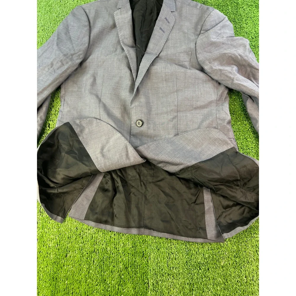 Tiger of Sweden Wool Men's Gray Suit Jacket Blazer Formal‎ Business Wear Size 48